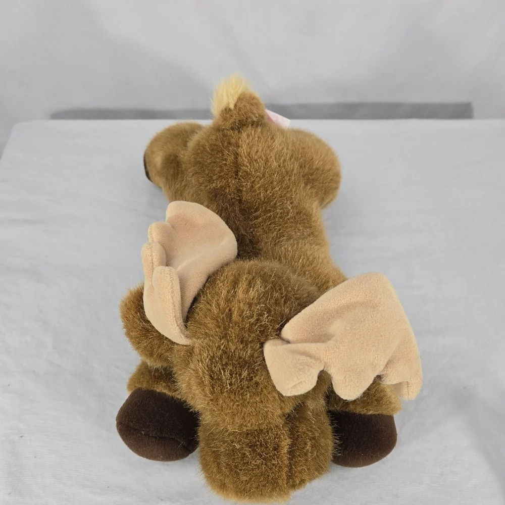 Vintage Dakin Moose Brown Plush 1993 Stuffed Animal Toy 14